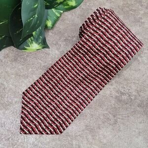 Barry Wells "A Different Slant" Men's Silk Geometric Vintage Necktie